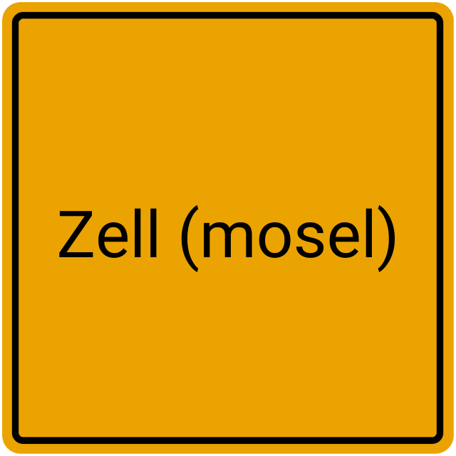 Meldebestätigung Zell (Mosel)